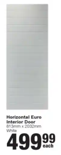 Build It Horizontal Euro Interior Door offer