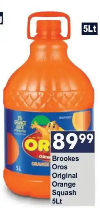Brookes Oros Original Orange Squash