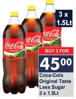 President Hyper Coca-Cola Original Taste Less Sugar offer