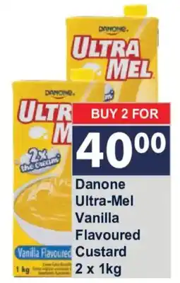 President Hyper Danone Ultra-Mel Vanilla Flavoured Custard offer