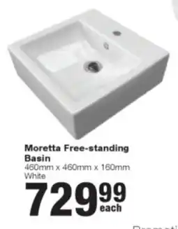 Build It Moretta Free-standing Basin offer