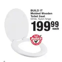 Build It Build it Molded Wooden Toilet Seat offer