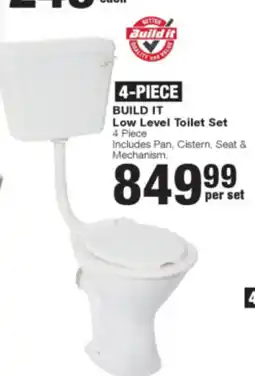 Build It BUILD IT Low Level Toilet Set offer