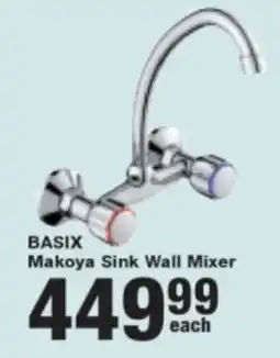 Build It BASIX Makoya Sink Wall Mixer offer