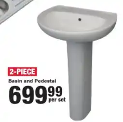 Build It 2-PIECE Basin and Pedestal offer