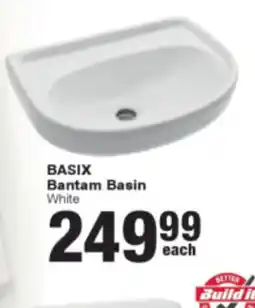 Build It BASIX Bantam Basin White offer