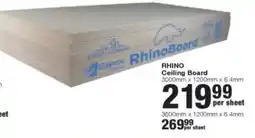 Build It RhinoBoard Ceiling Board offer