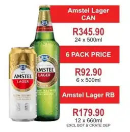 Johnny's Liquor Hypermarket Amstel Lager CAN offer