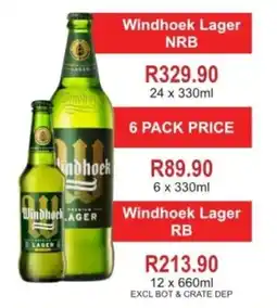 Johnny's Liquor Hypermarket Windhoek Lager NRB offer