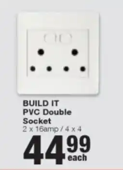 Build It BUILD IT PVC Double Socket offer