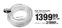 Build It SABS Flat Twin & Earth offer