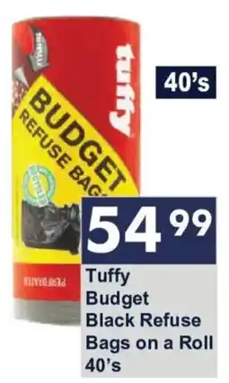 President Hyper Tuffy Budget Black Refuse Bags on a Roll offer
