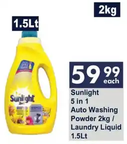 President Hyper Sunlight 5 in 1 Auto Washing Powder / Laundry Liquid offer