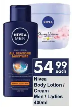 President Hyper Nivea Body Lotion / Cream offer
