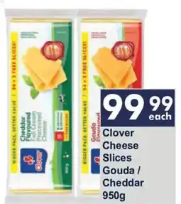 President Hyper Clover Cheese Slices Gouda / Cheddar offer