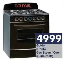 President Hyper Goldair 6 Plate Gas Stove / Oven offer