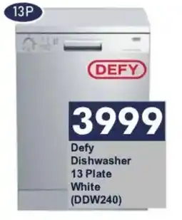 President Hyper Defy Dishwasher 13 Plate White offer