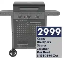 President Hyper Cadac Braaimexx Stratos 3 Burner Gas Braai offer