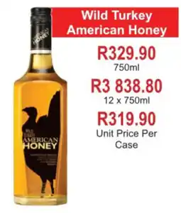 Johnny's Liquor Hypermarket Wild Turkey American Honey offer