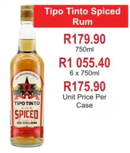 Johnny's Liquor Hypermarket Tipo Tinto Spiced Rum offer