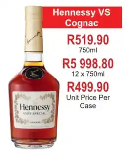 Johnny's Liquor Hypermarket Hennessy VS Cognac offer