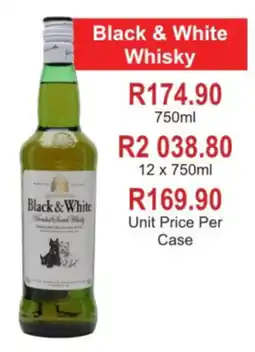Johnny's Liquor Hypermarket Black & White Whisky offer