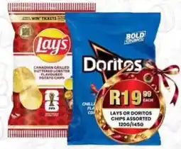 Take 'n Pay Lays or Doritos Chips Assorted offer