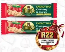 Take 'n Pay Jungle Energy Bars Assorted offer