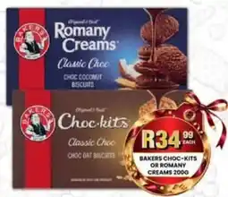 Take 'n Pay Bakers Choc-kits or Romany Creams offer