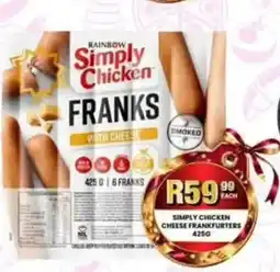 Take 'n Pay Simply Chicken Cheese Frankfurters offer