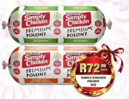 Take 'n Pay Simply Chicken Premium Polony offer