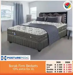 Tafelberg Furnishers Sealy POSTUREPEDIC Borak Firm Bedsets offer