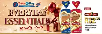 Take 'n Pay Albany Bread White/Brown offer