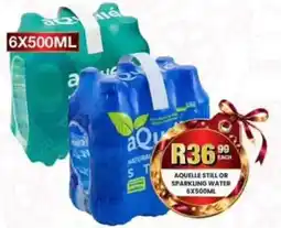 Take 'n Pay Aquelle Still or Sparkling Water offer