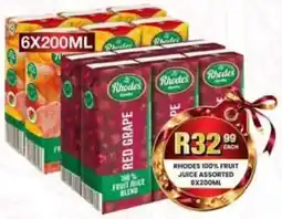 Take 'n Pay Rhodes 100% Fruit Juice Assorted offer