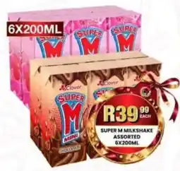 Take 'n Pay Super M Milkshake Assorted offer