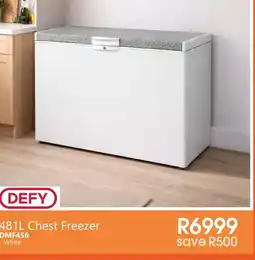 Tafelberg Furnishers DEFY 481L Chest Freezer offer