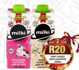 Take 'n Pay First Choice Milki Assorted offer