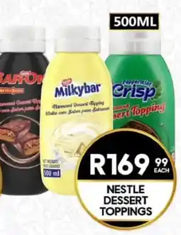 Take 'n Pay Nestle Dessert Toppings offer