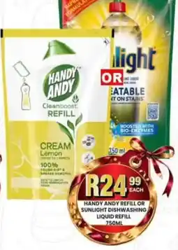 Take 'n Pay HANDY ANDY REFILL OR SUNLIGHT DISHWASHING LIQUID REFILL offer