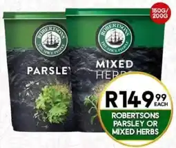 Take 'n Pay Robertsons Parsley or Mixed Herbs offer