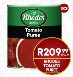 Take 'n Pay Rhodes Tomato Puree offer