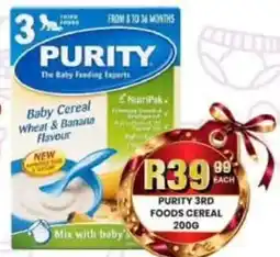 Take 'n Pay Purity 3rd Foods Cereal offer