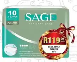 Take 'n Pay SAGE ADULT DIAPERS offer