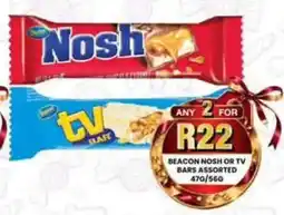 Take 'n Pay Beacon Nosh or TV Bars Assorted offer