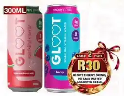 Take 'n Pay GLOOT ENERGY DRINK/VITAMIN WATER ASSORTED offer