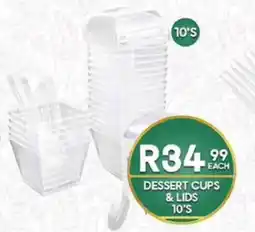 Take 'n Pay DESSERT CUPS & LIDS offer