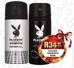 Take 'n Pay Playboy Deodorants offer
