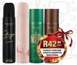 Take 'n Pay Yardley Perfume Sprays Assorted offer