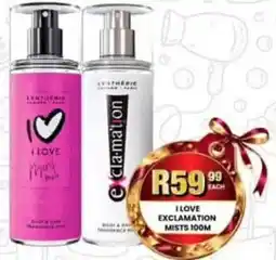 Take 'n Pay I LOVE EXCLAMATION MISTS offer